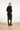 25520 Smashed Lemon Dameslurex Gebreide Midi Jurk | Black