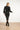 25520 Smashed Lemon Dameslurex Gebreide Midi Jurk | Black