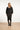 25520 Smashed Lemon Dameslurex Gebreide Midi Jurk | Black