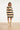 25527 Smashed Lemon Damesgebreide Jurk Zand met Golfpatroon Pof... | Black - Sand