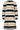 25527 Smashed Lemon Damesgebreide Jurk Zand met Golfpatroon Pof... | Black - Sand