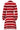 25527 Smashed Lemon Damesgebreide Jurk Zand met Golfpatroon Pof... | Red - Pink
