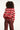 25528 Smashed Lemon Damesgebreide Top Zand met Golfpatroon Pofm... | Red - Pink