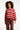 25528 Smashed Lemon Damesgebreide Top Zand met Golfpatroon Pofm... | Red - Pink