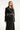 25547 Smashed Lemon Lange Jas met Contraststiksel | Black
