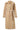 25547 Smashed Lemon Lange Jas met Contraststiksel | Camel