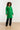 25554 Smashed Lemon Bouclé Jas met Parelmoerknopen | Green