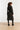 25555 Smashed Lemon Lange Uni Jas met Ceintuur | Black