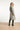 25555 Smashed Lemon Lange Uni Jas met Ceintuur | Grey