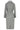 25555 Smashed Lemon Lange Uni Jas met Ceintuur | Grey