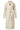 25555 Smashed Lemon Lange Uni Jas met Ceintuur | Sand