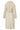25555 Smashed Lemon Lange Uni Jas met Ceintuur | Sand