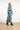 25582 Golvende Print Maxi Jurk In Zwart En Blauw | Light Blue - Muticolour