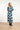 25582 Golvende Print Maxi Jurk In Zwart En Blauw | Light Blue - Muticolour