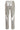 25600 Smashed Lemon Damesglanzende Metallic Broek | Silver