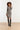 25601 Smashed Lemon Dameslosvallende Metallic Jurk | Silver Grey