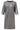 25601 Smashed Lemon Dameslosvallende Metallic Jurk | Silver Grey