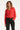 25613 Smashed Lemon Doorknoopshirt met V Hals & Kraag | Red