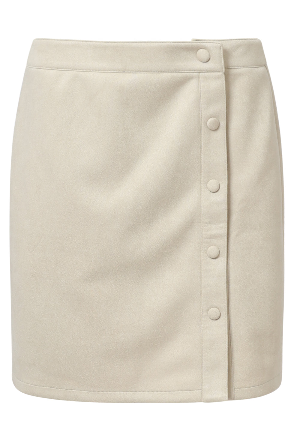25617 Smashed Lemon Damessuède Rok | Sand