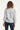 25624 Smashed Lemon Dames3d Bloemenprint Top met V Hals | Light Blue