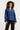 25624 Smashed Lemon Dames3d Bloemenprint Top met V Hals | Navy