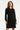 25625 Smashed Lemon Damescorduroy Overhemdjurk | Black