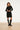 25625 Smashed Lemon Damescorduroy Overhemdjurk | Black