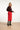 25632 Smashed Lemon Damesmidi Rok | Red