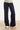 25636 Damesstretch Charcoal Broek Met Wijde Pijpen | Navy