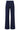 25636 Smashed Lemon Damesstretch Charcoal Broek met Wijde Pijpen | Navy