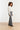 25640 Navy En Witte Geometrische Broek | Black White