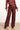 25645 Smashed Lemon Damespu Wijde Broek | Bordeaux