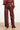 25645 Smashed Lemon Damespu Wijde Broek | Bordeaux