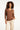 25670 Damesmet Lurex Losvallende Top | Brown