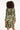 25680 Army Groen Korte Zig-Zag Print Jurk | Army - Muticolour