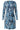 25682 Smashed Lemon Damesgetailleerd Zig Zag Geprint Jurk | Light Blue - Grey