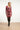 25682 Smashed Lemon Damesgetailleerd Zig Zag Geprint Jurk | Red - Pink