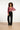 25683 Damesgetailleerd Zig Zag Geprint Top | Red - Pink