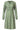 25726 Army en Off-white Blad Geprint Jurk in Stretchstof | Army - Off White