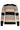 25735 – Smashed Lemon Gebreide top met zigzagpatroon | Black - Muticolour