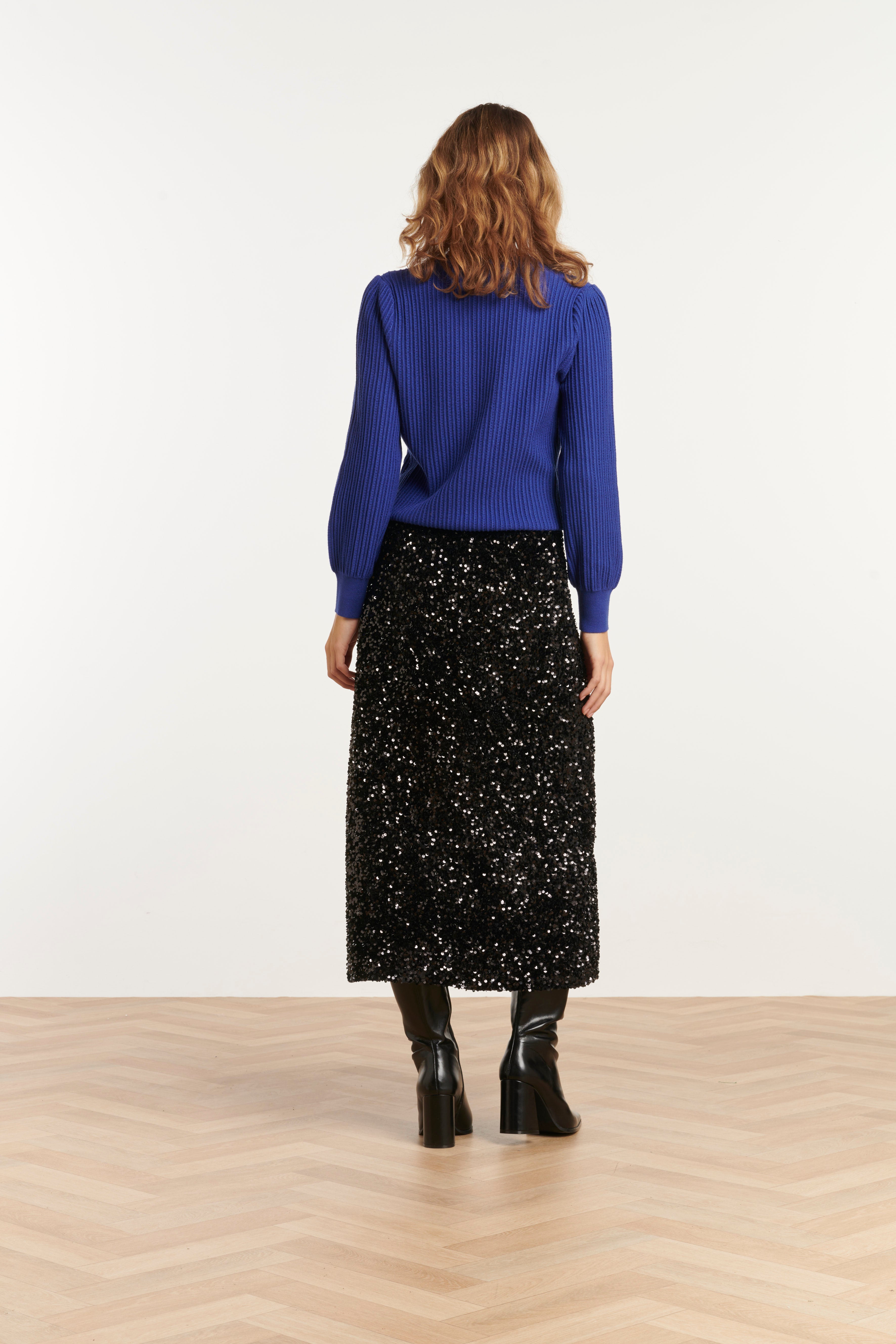 25743 – Gebreide Top Met Structuur | Navy