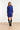 25744 – Gebreide Rok Met Plissé-Effect | Navy