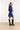 25744 – Smashed Lemon Gebreide rok met plissé-effect | Navy