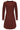 25745 – Smashed Lemon Gebreide jurk met elegante plooival | Brown