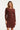 25745 – Smashed Lemon Gebreide jurk met elegante plooival | Brown