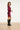 25746 – Smashed Lemon Gebreide jurk met ceintuur | Aubergine