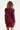 25746 – Smashed Lemon Gebreide jurk met ceintuur | Aubergine