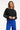 25750 – Smashed Lemon Gebreide top met geborduurd detail | Black - Muticolour