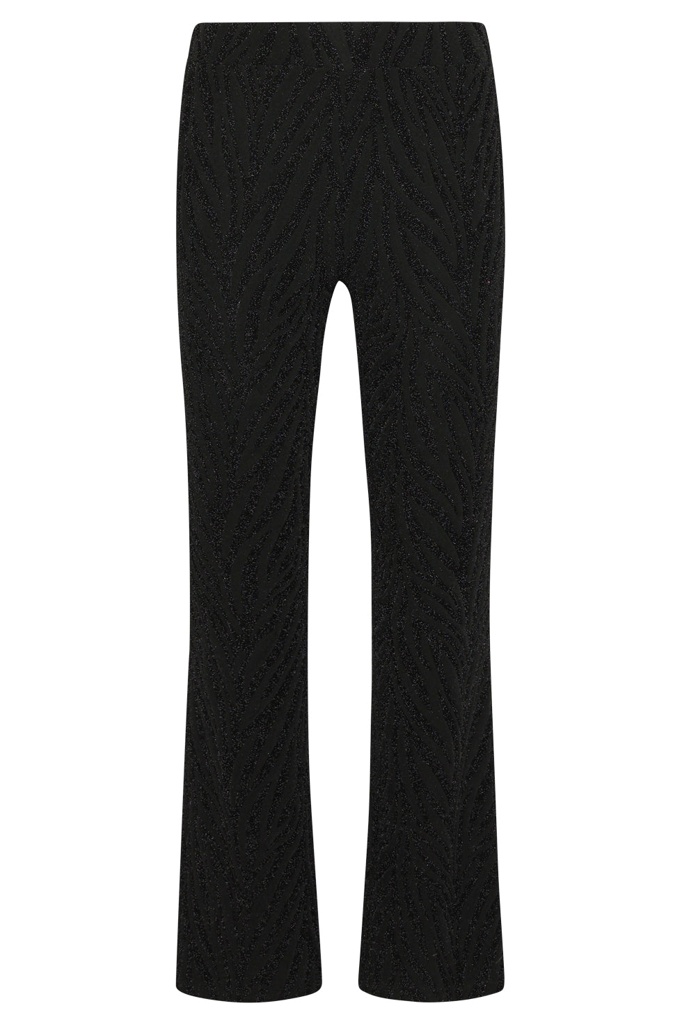 25756 – Smashed Lemon Broek met jacquard dessin | Black