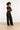 25759 – Smashed Lemon PU broek met rechte pijp | Black